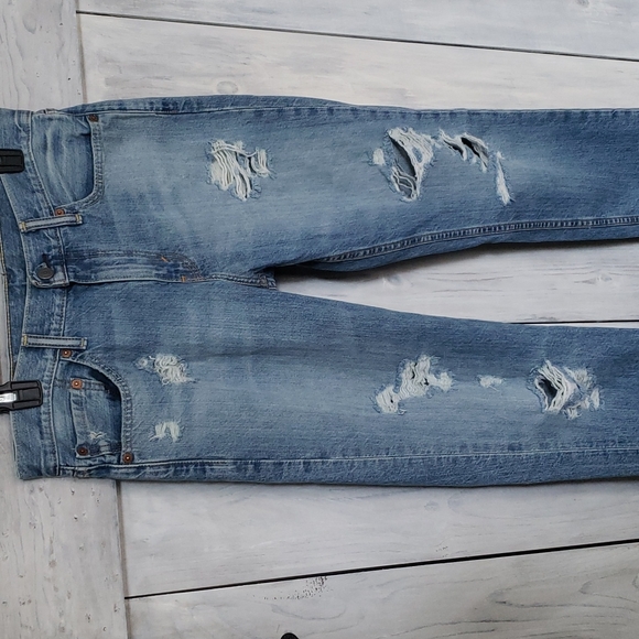 Levi's 511 Distressed Jeans W32 L34 - Picture 4 of 15